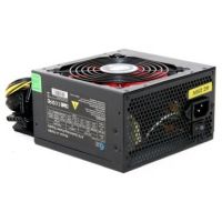 ACE 750W PSU ATX 12V Active PFC 4 x SATA PCIe 120mm Silent Red Fan Black Casing