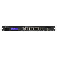 QNAP QGD-1600 Managed Gigabit Ethernet (10/100/1000) 1U Black, Grey