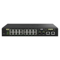 QNAP QSW-M2116P-2T2S network switch Managed L2 2.5G Ethernet Power over Ethernet (PoE) Black