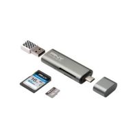 PNY R-TC-UA-3N1E01-RB card reader Metallic USB 3.2 Gen 1 (3.1 Gen 1) Type-C