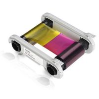 Evolis R5H004NAA Thermal-transfer ribbon Bk,C,M,Y, Transparent half-frame, 400 pages for Evolis Primacy/Zenius