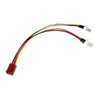 TARGET 3-Pin Fan (F) to 2 x 3-Pin Fan (M + M) 0.15m OEM Internal Splitter Cable