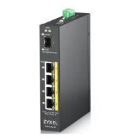 Zyxel RGS100-5P Unmanaged L2 Gigabit Ethernet (10/100/1000) Black Power over Ethernet (PoE)