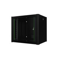 Lanview RWP09U45BL rack cabinet 9U Wall mounted rack Black