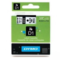 DYMO 43613 (S0720780) DirectLabel-etikettes, 6mm x 7m