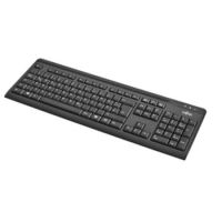 Fujitsu KB410 keyboard USB QWERTZ German Black