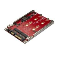 StarTech Dual-Slot M.2 Drive to SATA Adapter 2.5" Drive Bay - RAID