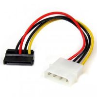 StarTech 6in 4 Pin LP4 to Left Angle SATA Power Cable Adapter