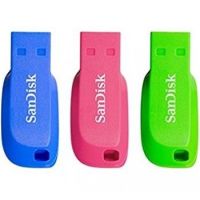 Sandisk Cruzer Blade 16GB USB flash drive USB Type-A 2.0 Blue,Green,Pink