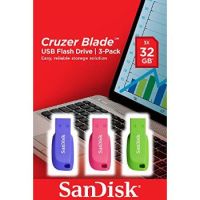 Sandisk Cruzer Blade 3x 32GB USB flash drive USB Type-A 2.0 Blue,Green,Pink