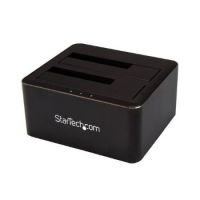 StarTech Dual-Bay SATA HDD Docking Station 2 x 2.5/3.5" SATA SSDs/HDDs - USB 3.0