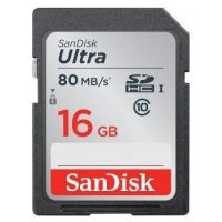 Sandisk Ultra memory card 16 GB SDHC Class 10 UHS-I