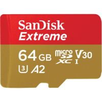 Sandisk Extreme memory card 64 GB MicroSDXC Class 3 UHS-I