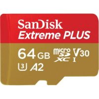 Sandisk 64GB Extreme Plus microSDXC memory card Class 10