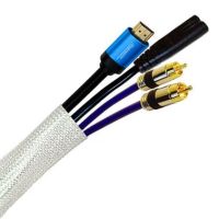 Cablenet 25m Braided Sleeving 20mm-40mm (64mm max) LSOH White