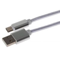 Maplin SO49 USB cable 3 m USB 2.0 USB C USB A Silver