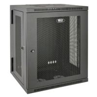 Tripp Lite 15U Low-Profile Wall Mount Rack Enclosure Server Cabinet, Switch-Depth, Hinged Back