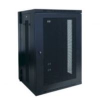 Tripp Lite 18U SmartRack Low-Profile Wall-Mount Rack Enclosure Cabinet, Switch-Depth, Hinged Back