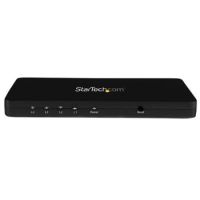 StarTech 4K HDMI 4-Port Video Splitter 1x4 HDMI Splitter w/ Solid Aluminum Housing 4K 30Hz