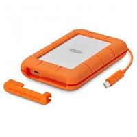 LaCie Rugged Thunderbolt USB-C external hard drive 5000 GB Orange,Silver