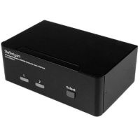 StarTech 2-Port DisplayPort Dual-Monitor KVM Switch - 4K 60Hz