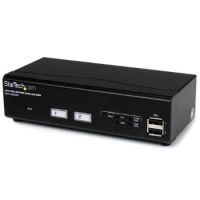 StarTech 2 Port USB VGA KVM Switch with DDM Fast Switching and Cables