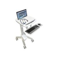 EMR Laptop Cart, SV40 - Wagen -Notebook/Tastatur/Maus - Kunststoff, Alum