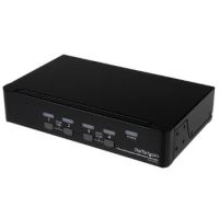 StarTech 4 Port USB DisplayPort KVM Switch with Audio