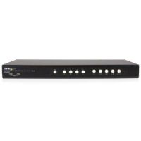 StarTech 4 Port DVI USB KVM Switch with Dual DVI Console and Quad-View 4-in-1 Display