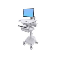 Cart with LCD Arm, SLA Powered, 2 Drawers - Wagen -LCD-Display / PC-Ausr