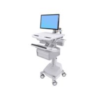 Cart with LCD Arm, SLA Powered, 2 Tall Drawers - Wagen -LCD-Display / PC