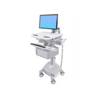 Cart with LCD Arm, LiFe Powered, 2 Tall Drawers - Wagen -LCD-Display / P