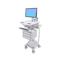 Cart with LCD Pivot, LiFe Powered, 3 Drawers - Wagen -LCD-Display / PC-A