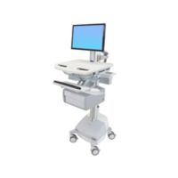 Cart with LCD Pivot, SLA Powered, 1 Tall Drawer - Wagen -LCD-Display / P