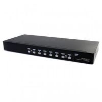 StarTech 8 Port Rackmount USB VGA KVM Switch w/ Audio (Audio Cables Included)