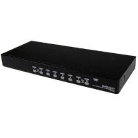 StarTech 8 Port 1U Rackmount USB PS/2 KVM Switch with OSD