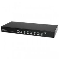 StarTech 8 Port 1U Rackmount USB KVM Switch Kit with OSD and Cables