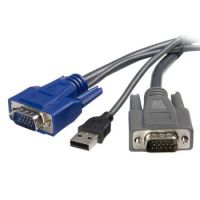 StarTech 10 ft Ultra-Thin USB VGA 2-in-1 KVM Cable