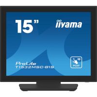 iiyama ProLite T1532MSC-B1S computer monitor 38.1 cm (15") 1024 x 768 pixels XGA LCD Touchscreen Black