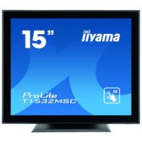 iiyama ProLite T1532MSC-B5AG touch screen monitor 38.1 cm (15") 1024 x 768 pixels Black