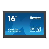 iiyama T1624MSC-B1 Signage Display Interactive flat panel 39.6 cm (15.6") LCD 450 cd/m² Full HD Black Touchscreen 24/7