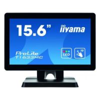 iiyama ProLite T1633MC-B1 touch screen monitor 39.6 cm (15.6") 1366 x 768 pixels Black Multi-touch Multi-user