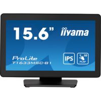 iiyama ProLite T1633MSC-B1 computer monitor 39.6 cm (15.6") 1920 x 1080 pixels Full HD LCD Touchscreen Black