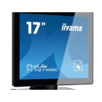 iiyama ProLite T1721MSC-B1 touch screen monitor 43.2 cm (17") 1280 x 1024 pixels Black Multi-touch Tabletop