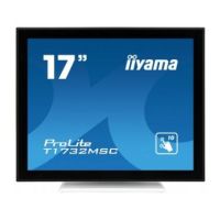 iiyama ProLite T1732MSC-W1X touch screen monitor 43.2 cm (17") 1280 x 1024 pixels Black,White Multi-touch