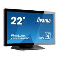 iiyama ProLite T2234MSC-B6X touch screen monitor 54.6 cm (21.5") 1920 x 1080 pixels Black Multi-touch