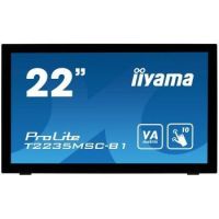 iiyama ProLite T2235MSC touch screen monitor 54.6 cm (21.5") 1920 x 1080 pixels Black Multi-touch Tabletop