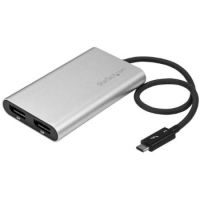 StarTech Thunderbolt 3 to Dual DisplayPort Adapter - 4K 60 Hz - Windows Only Compatible