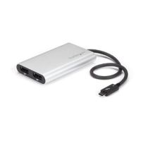 StarTech Thunderbolt 3 to Dual DisplayPort Adapter - 4K 60Hz - Mac and Windows Compatible