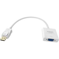 Vision TC-DPVGA video cable adapter 0.22 m VGA (D-Sub) DisplayPort White